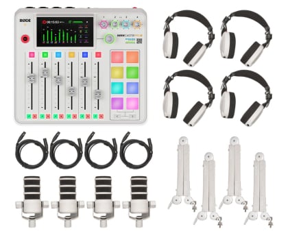 Mikrofon Rode Ultimate Podcaster Bundle Biały